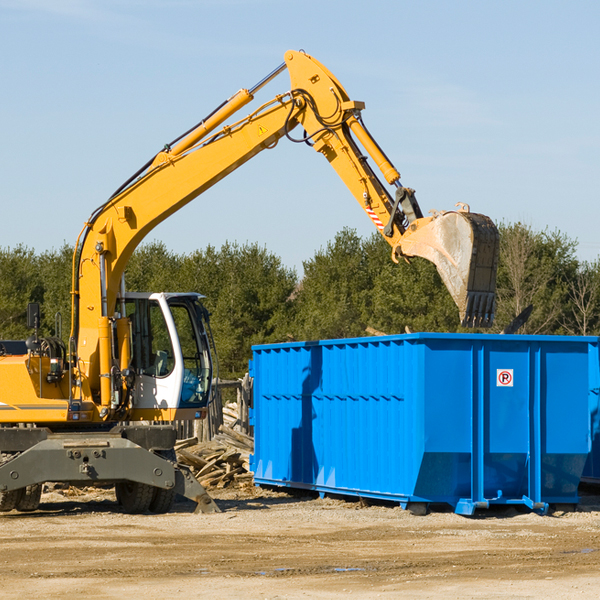 what size residential dumpster rentals are available in Reeder Michigan